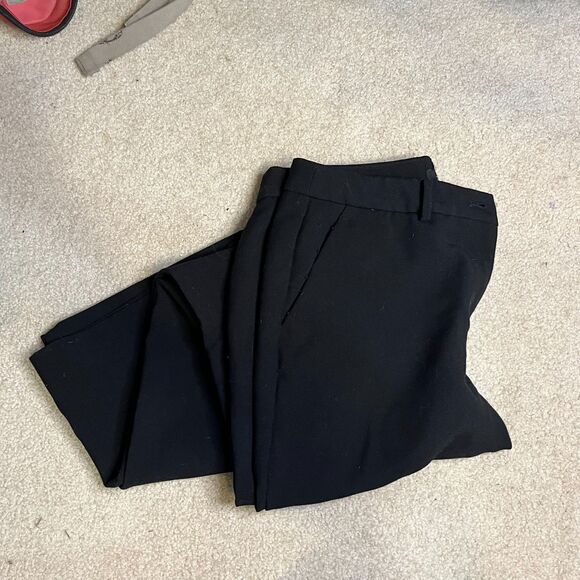 Talbots Pants Raleigh Dress Business Trousers Cotton Blend Women's Black Size 6 - Picture 4 of 7